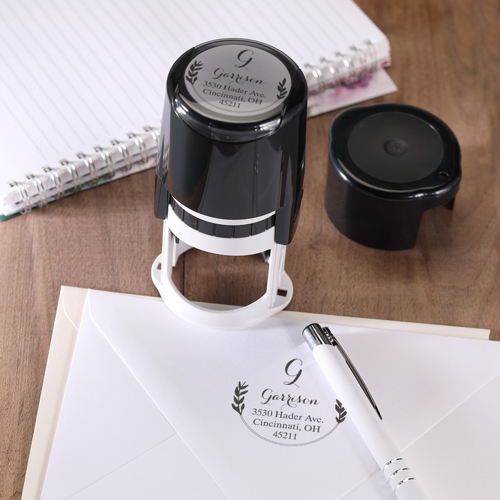 self-inking stamps